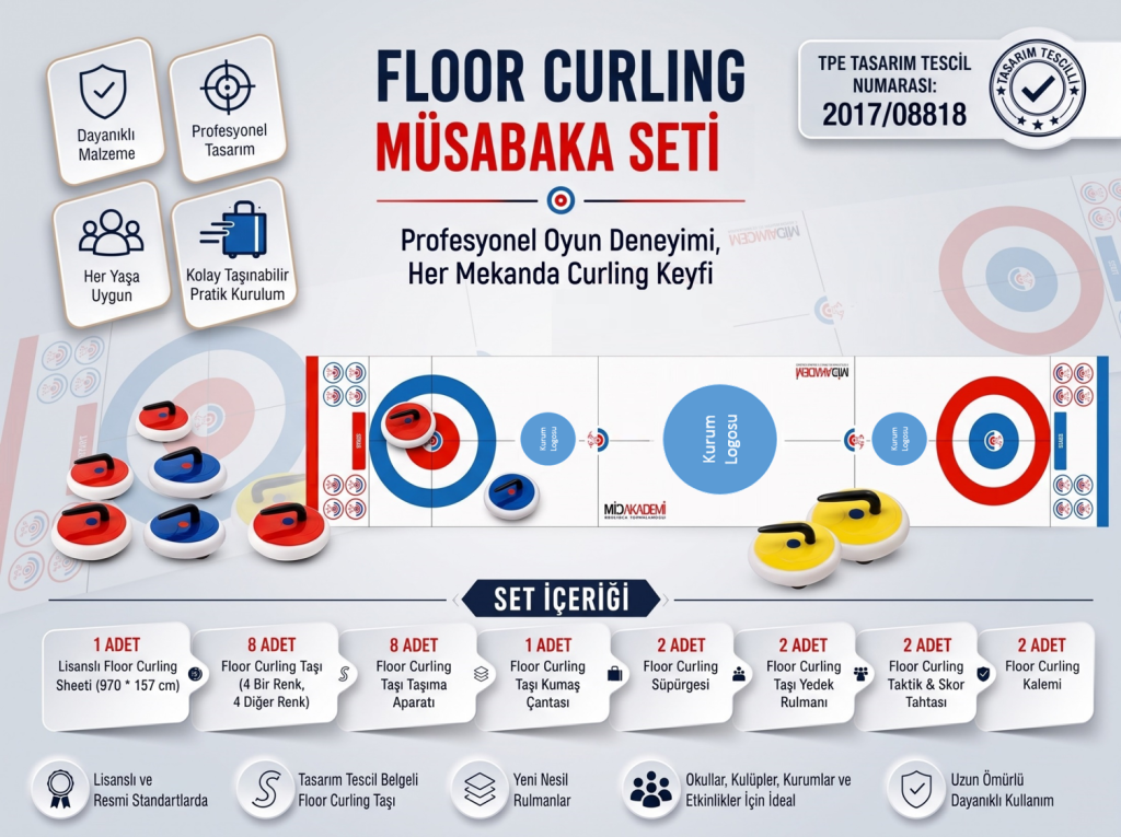 floor curling müsabaka seti