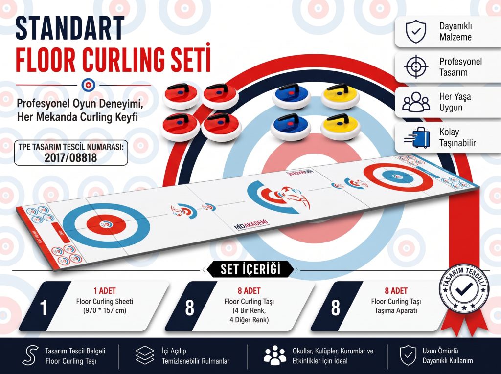 Standart Floor Körling Seti standart floor curling seti