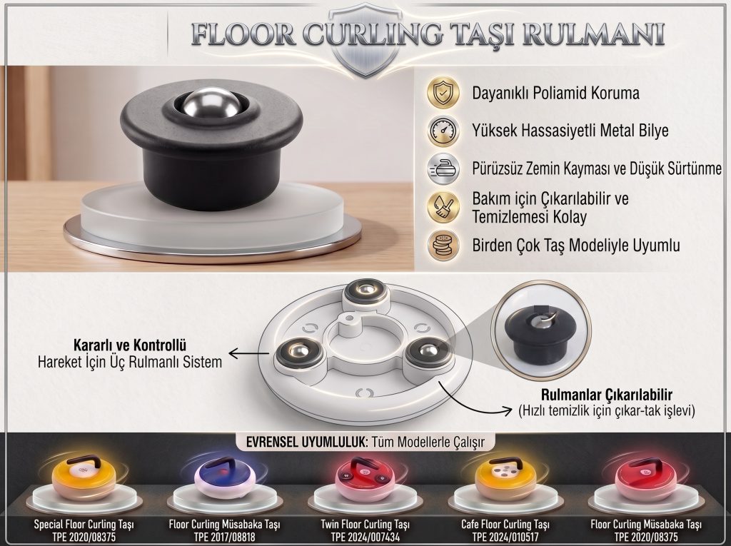 Floor Körling Taşı Rulmanı (Karbon Çeliği) product promotion visual design … 202608252343